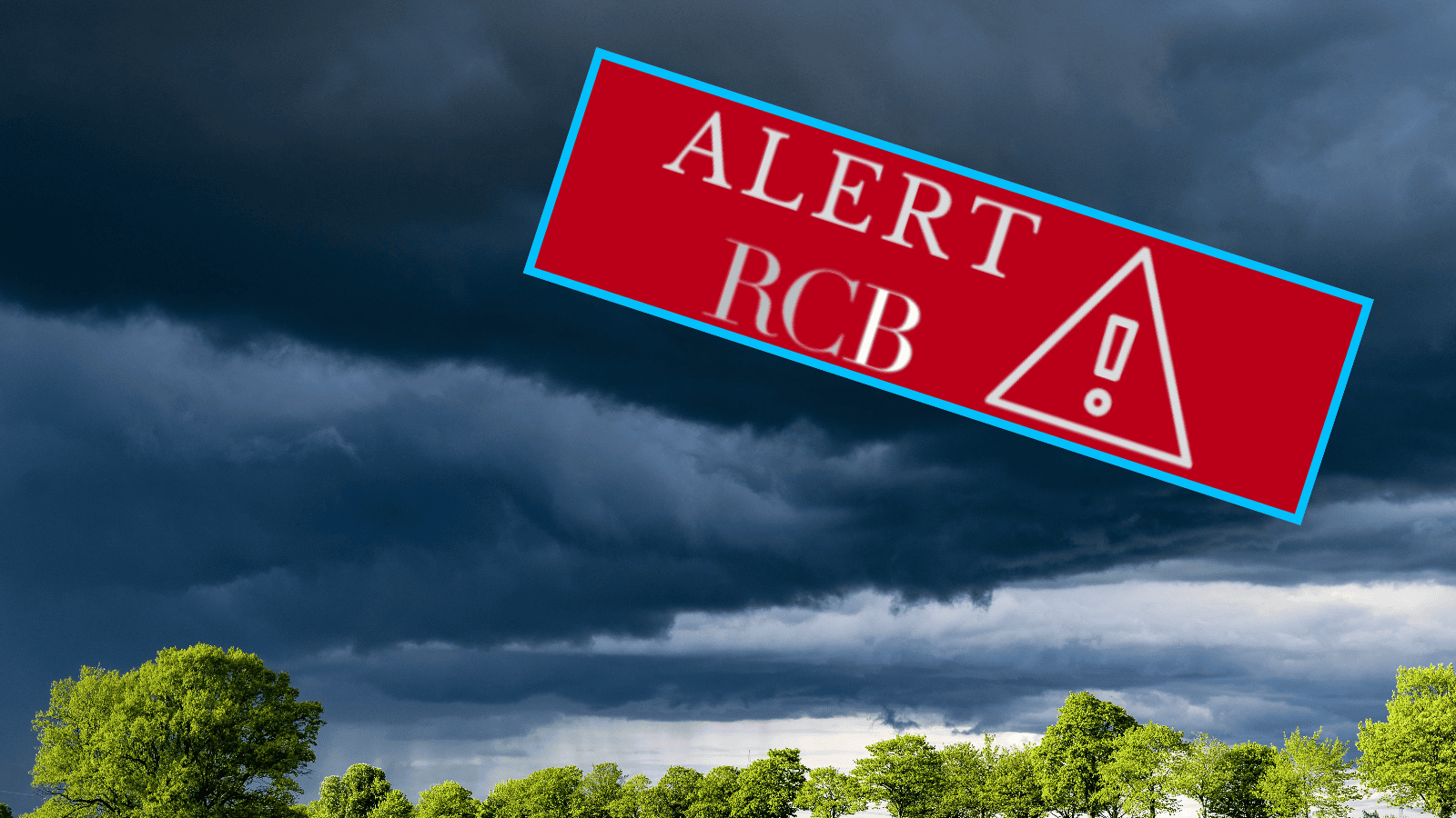 Alert RCB, burze, Polska