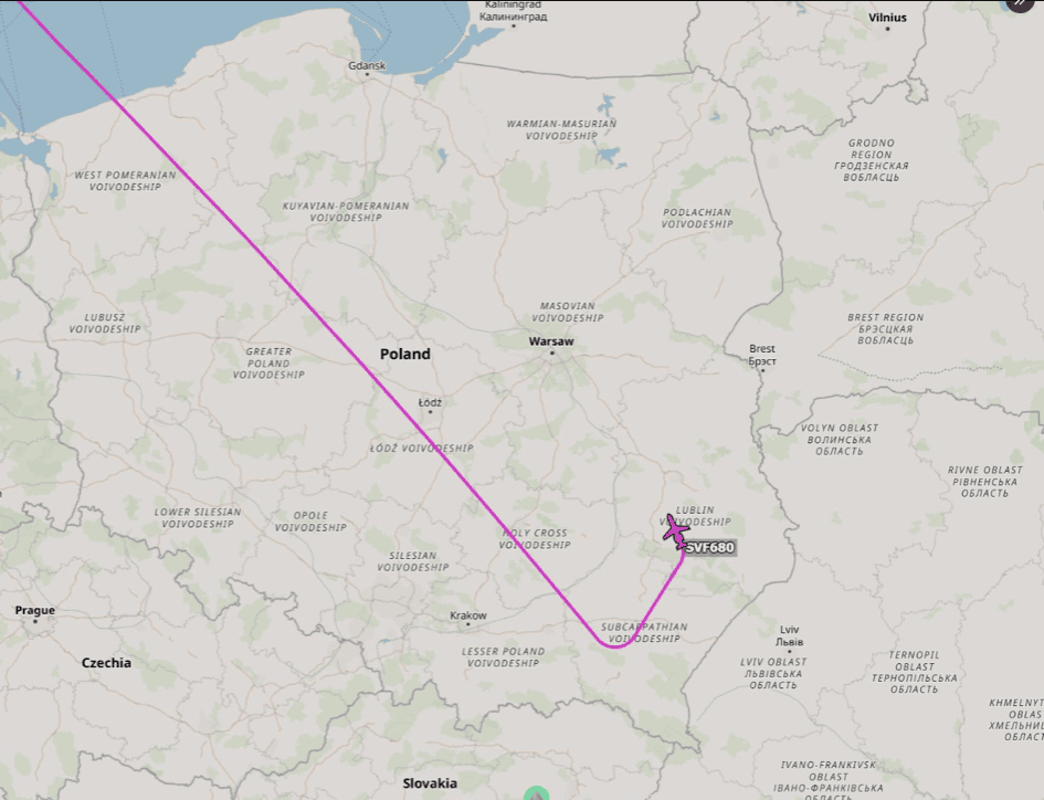 Szpiegowski samolot nad Polską. Szwedzi z tajemniczą misją 