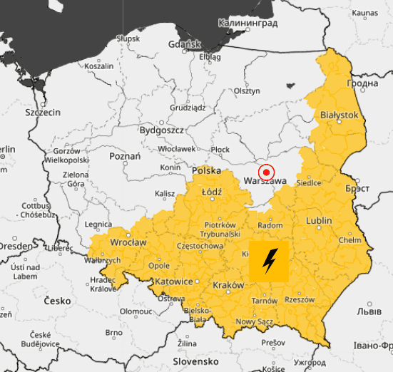 mapa meteorologiczna