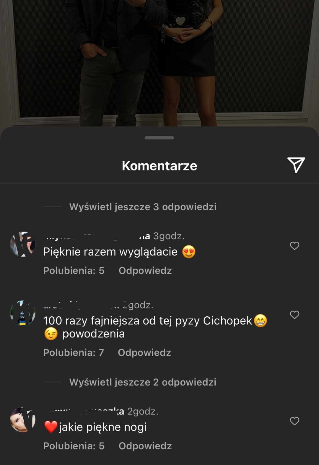 Marcin Hakiel z partnerką, komentarze, fot. Instagram/marcinhakiel