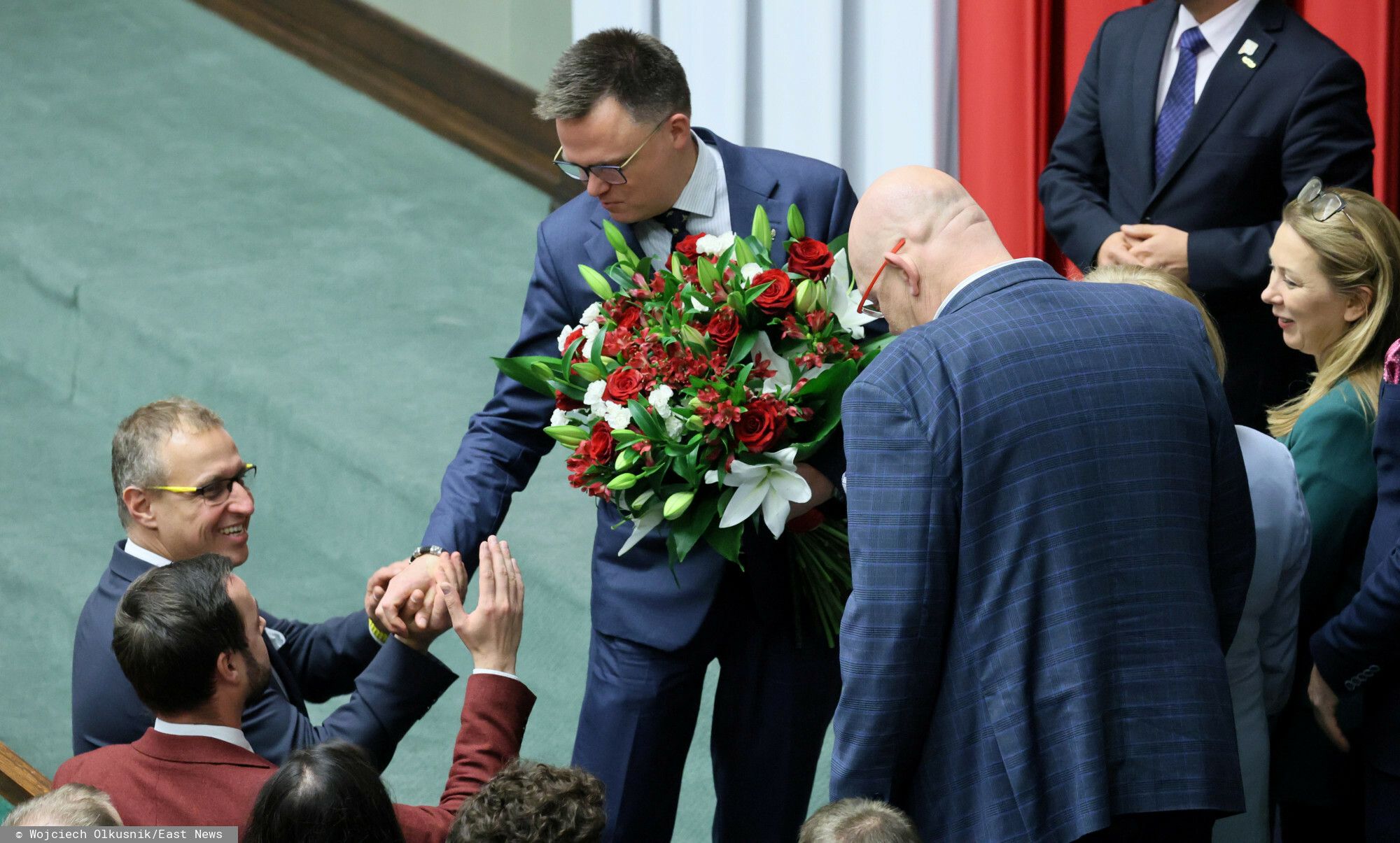 Czarzasty w Sejmie zwrócił się do Hołowni. "Szymon, przepraszam"