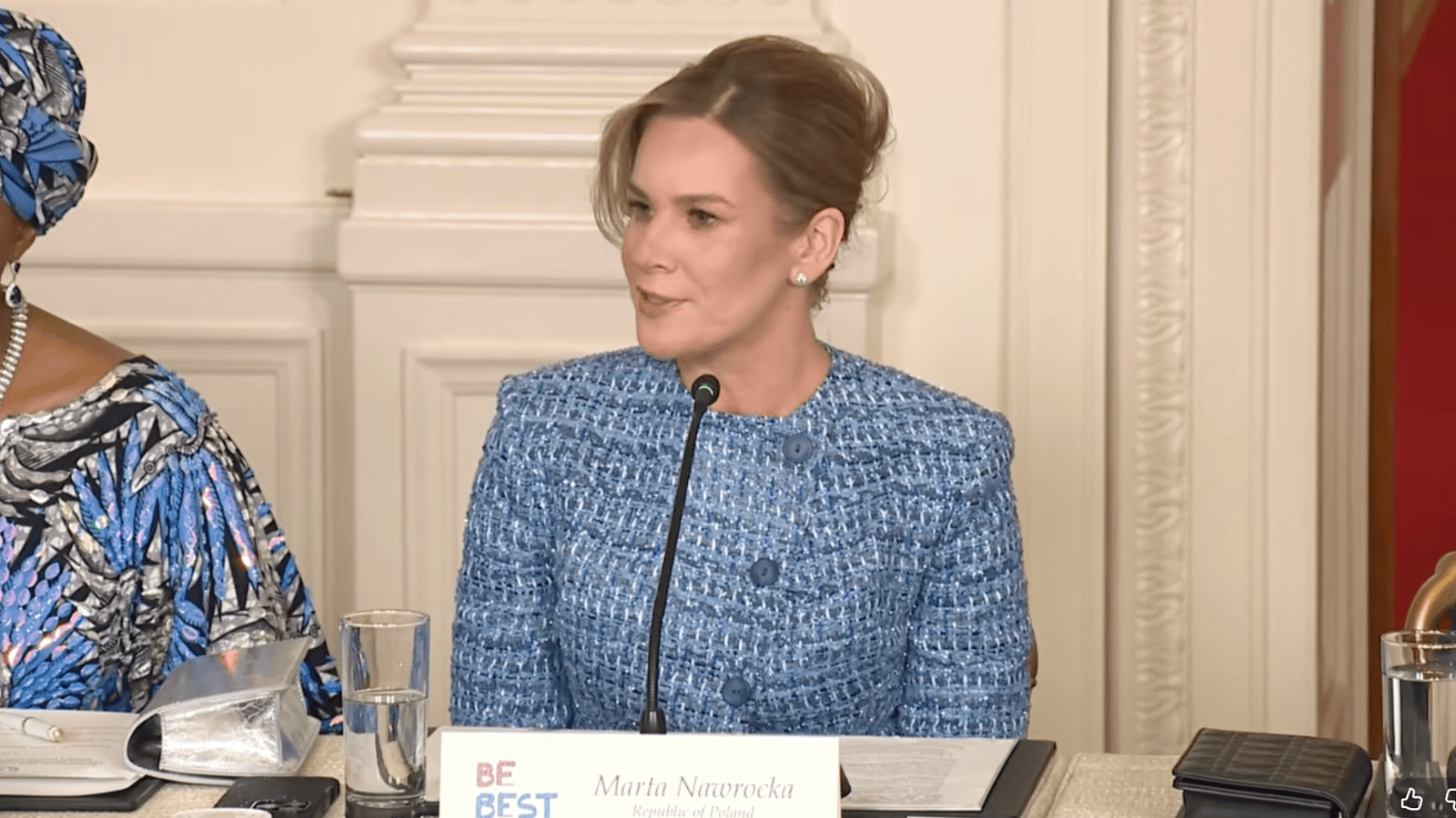 Marta Nawrocka, fot. The White House/YouTube