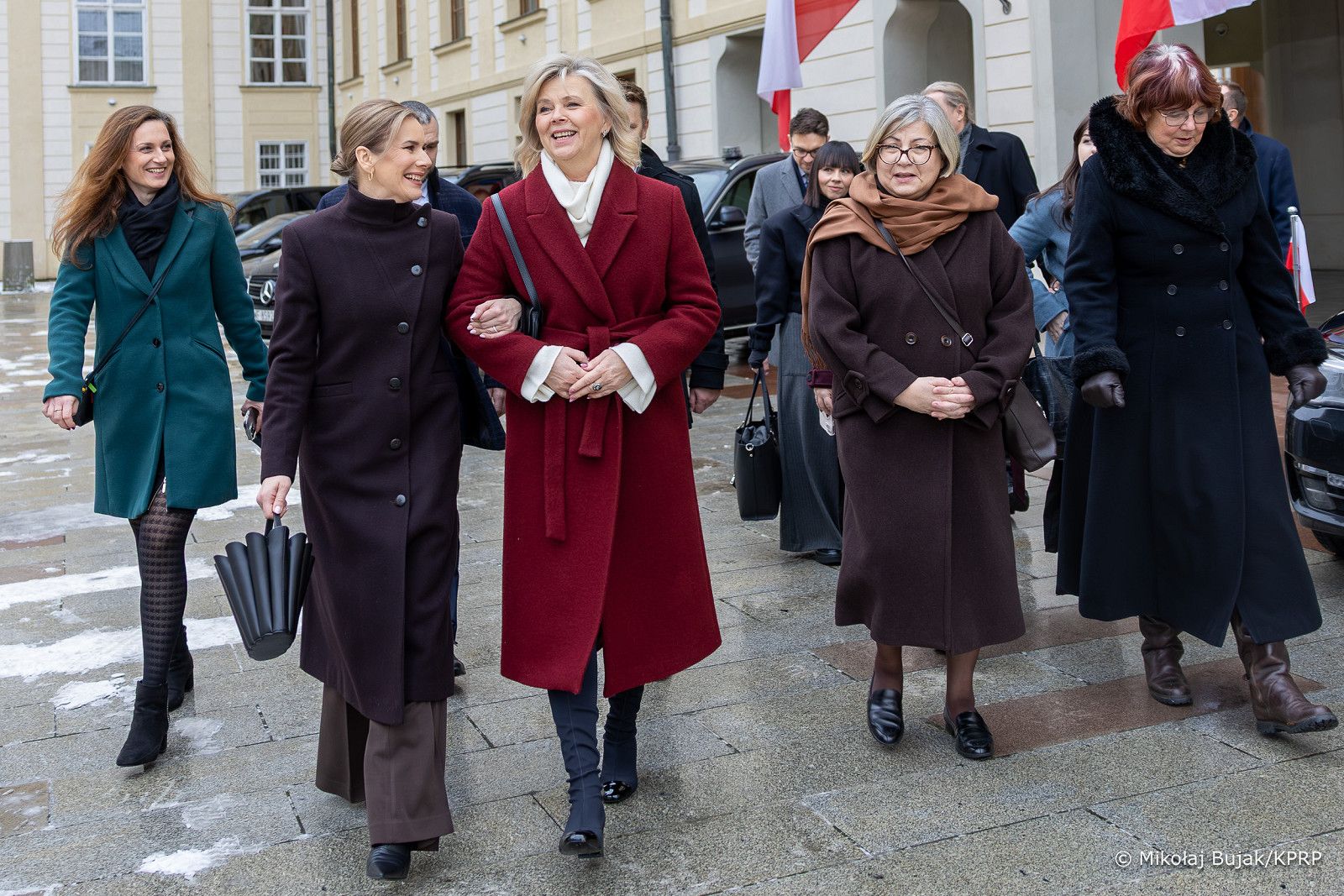 Marta Nawrocka w nowej odsłonie. Tak zaprezentowała się podczas oficjalnej wizyty