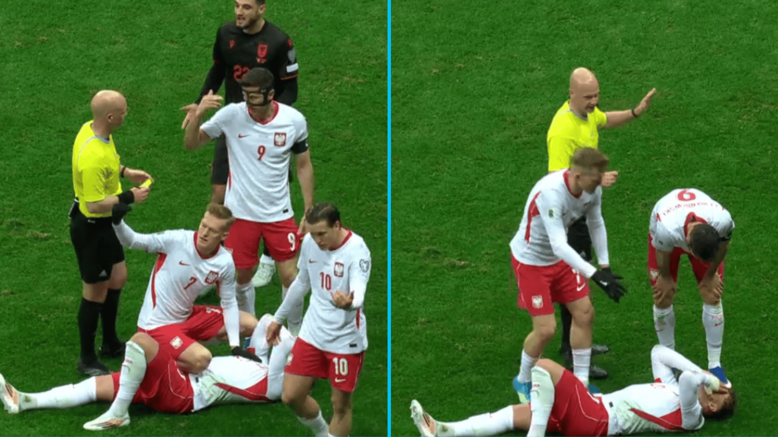 Mecz Polska-Albania, fot. TVP Sport