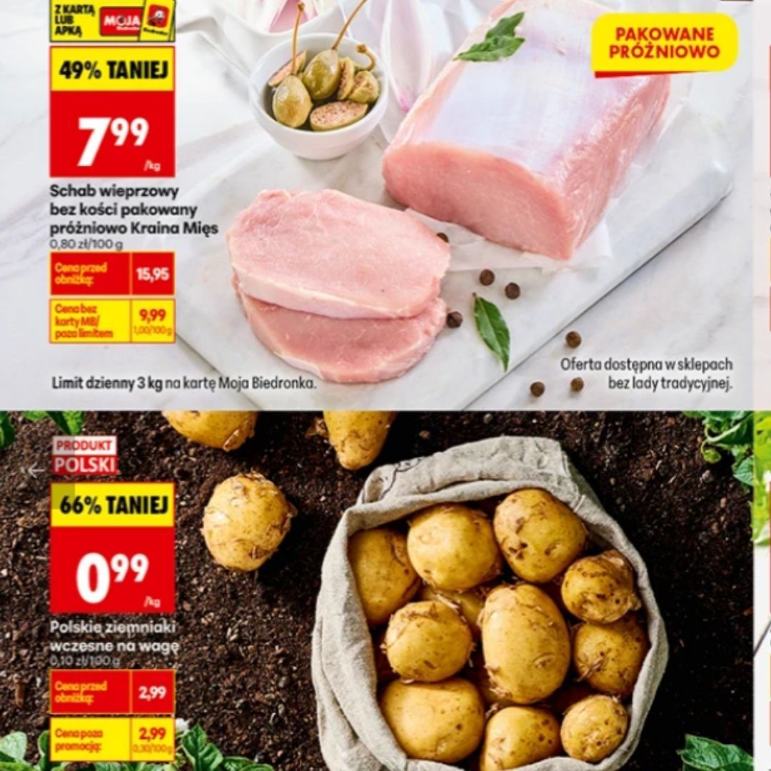 Od piątku w Biedronce atrakcyjna oferta. 5+5 gratis i obniżki o nawet 72 proc.