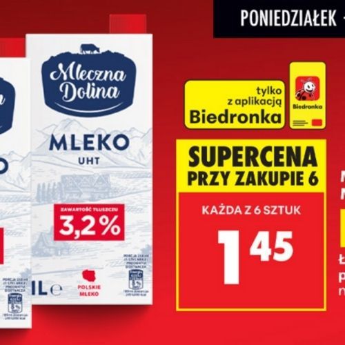 "4+2 gratis" w Biedronce. Polacy od poniedziałku wynoszą kilogramami