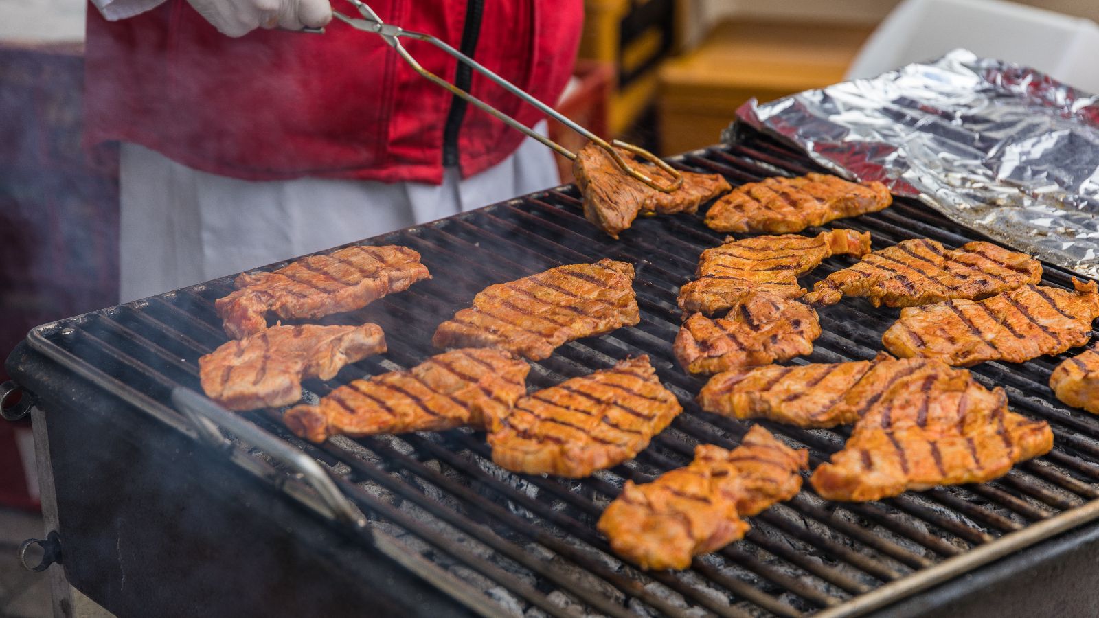Grill, balkon