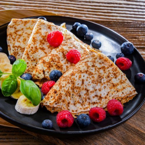 Nie ma lepszych naleśników na śniadanie. Robię je bez mleka i mąki