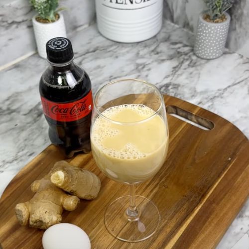 Biorę coca-colę i zalewam nią imbir. To patent na medal