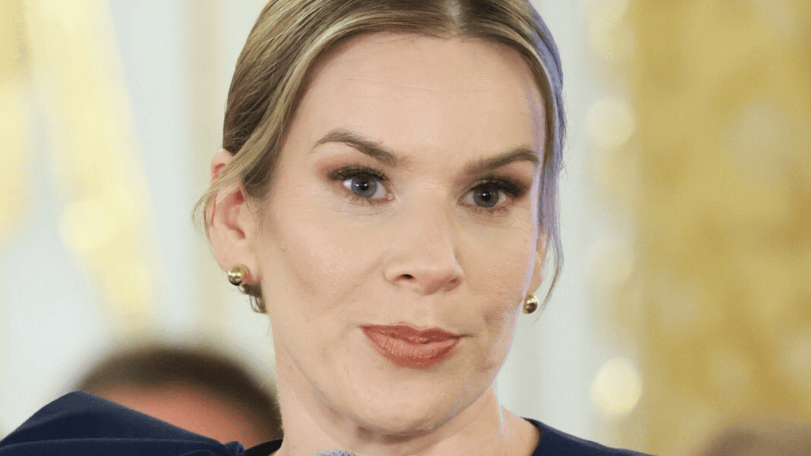 Nawrocka pojawiła się na oficjalnym spotkaniu. Jej stylizacja sprowokowała komentarze