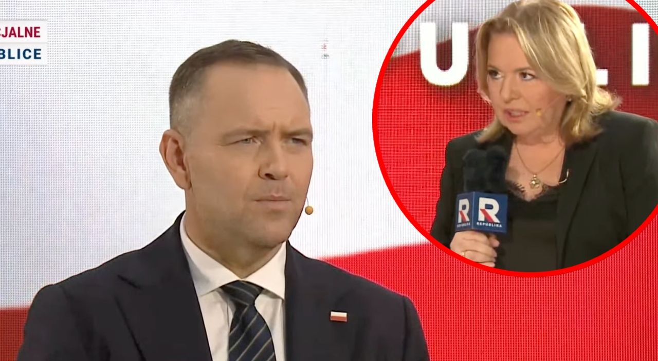 To pytanie Holeckiej rozbroiło Nawrockiego. choćby nie odpowiedział i wybuchł śmiechem