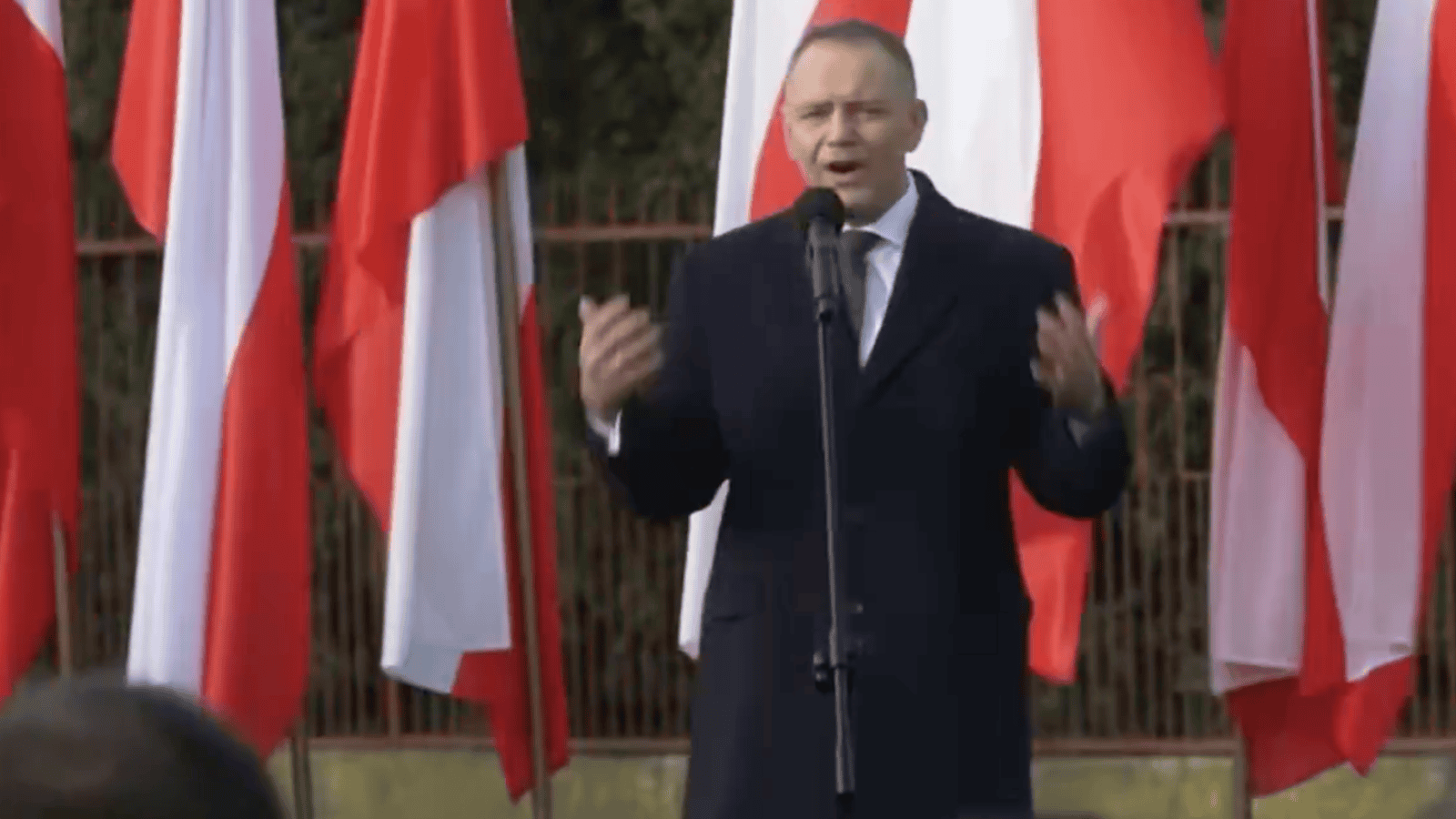 Nawrocki przemawiał podczas Dnia Pamięci Żołnierzy Wyklętych. Padły ostre słowa