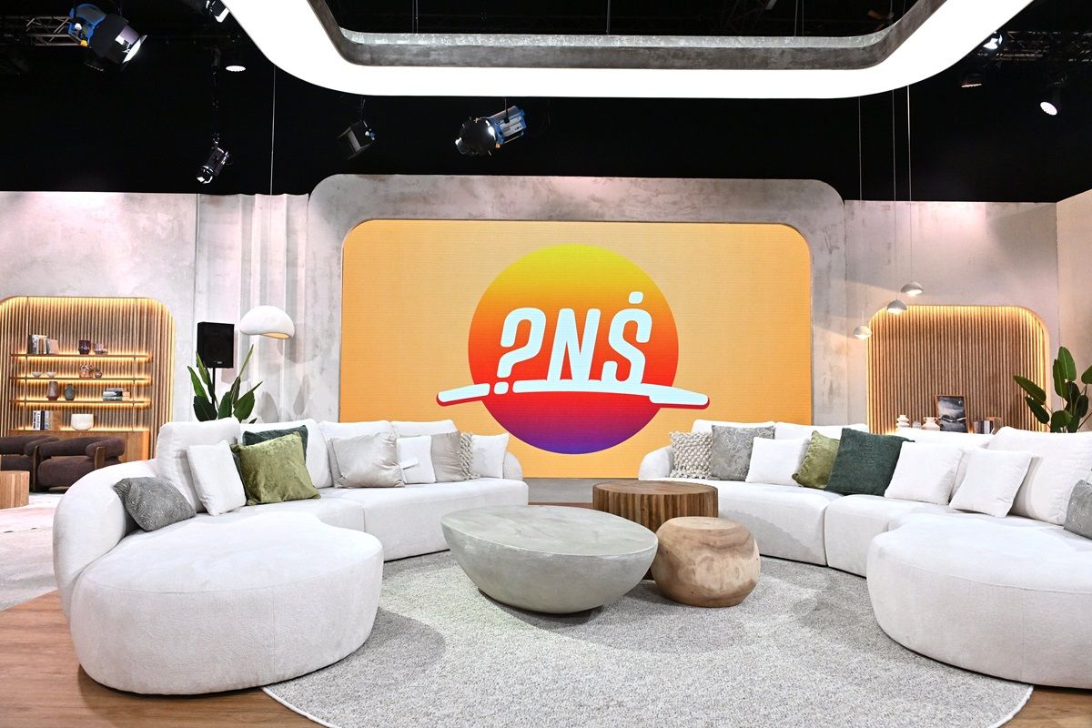 nowe studio Pytania na śniadanie, komentarz Joanny Kurskiej, wnętrza, zdjęcia, jak wygląda