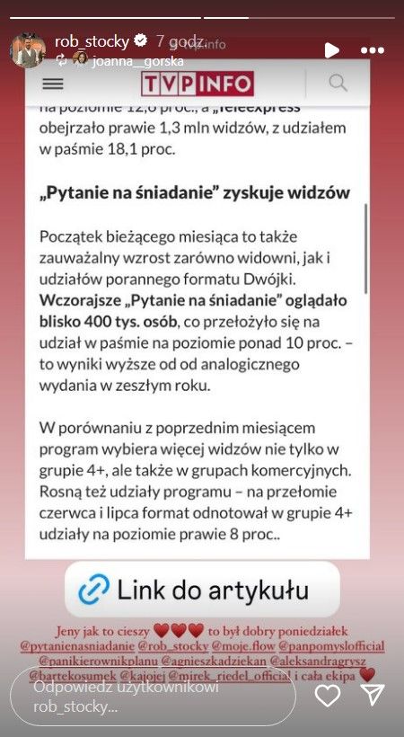 Pytanie na śniadanie, oglądalność, wyniki Dzień dobry TVN, manipulacja