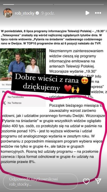 Pytanie na śniadanie, oglądalność, wyniki Dzień dobry TVN, manipulacja