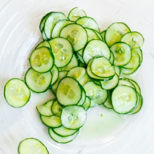 Ogórki po koreańsku do obiadu. Lepsze nawet, niż mizeria