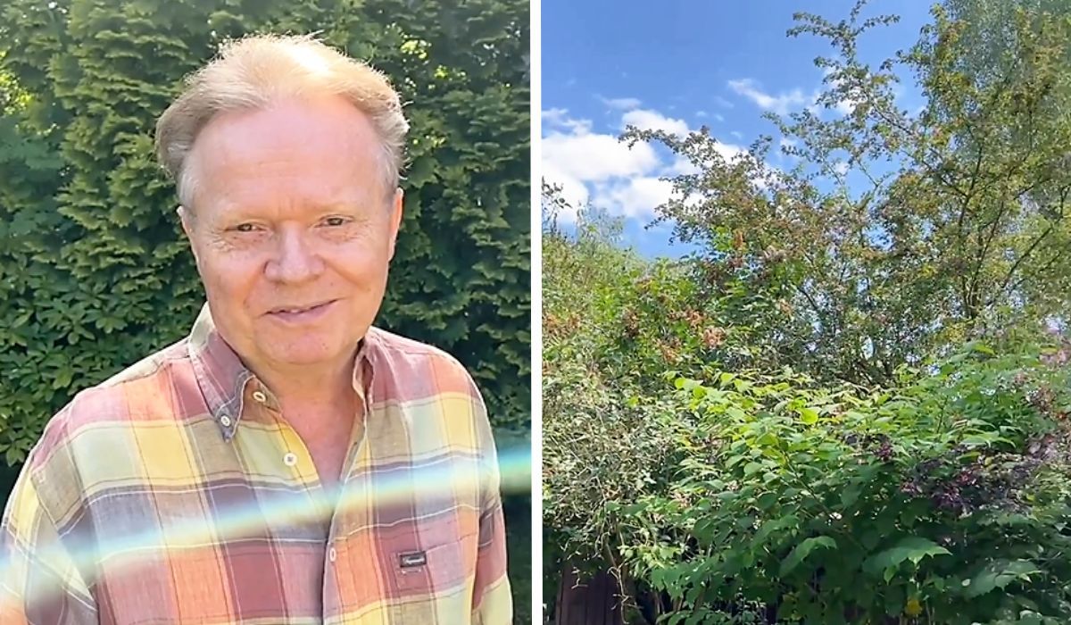 Michał Bajor i jego ogród