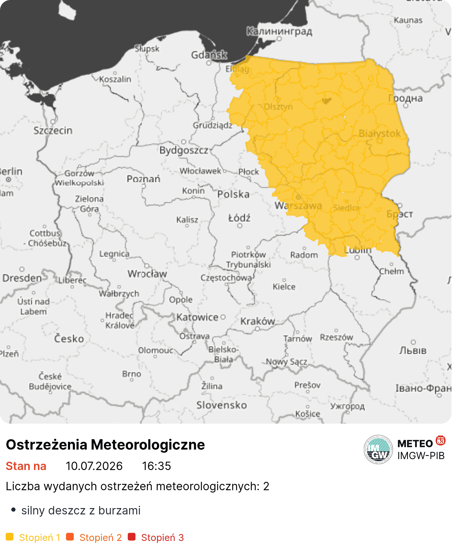 „Bernadette” uderzyła w Polskę, wichury i grad to nie wszystko. W tych województwach będzie najgorzej