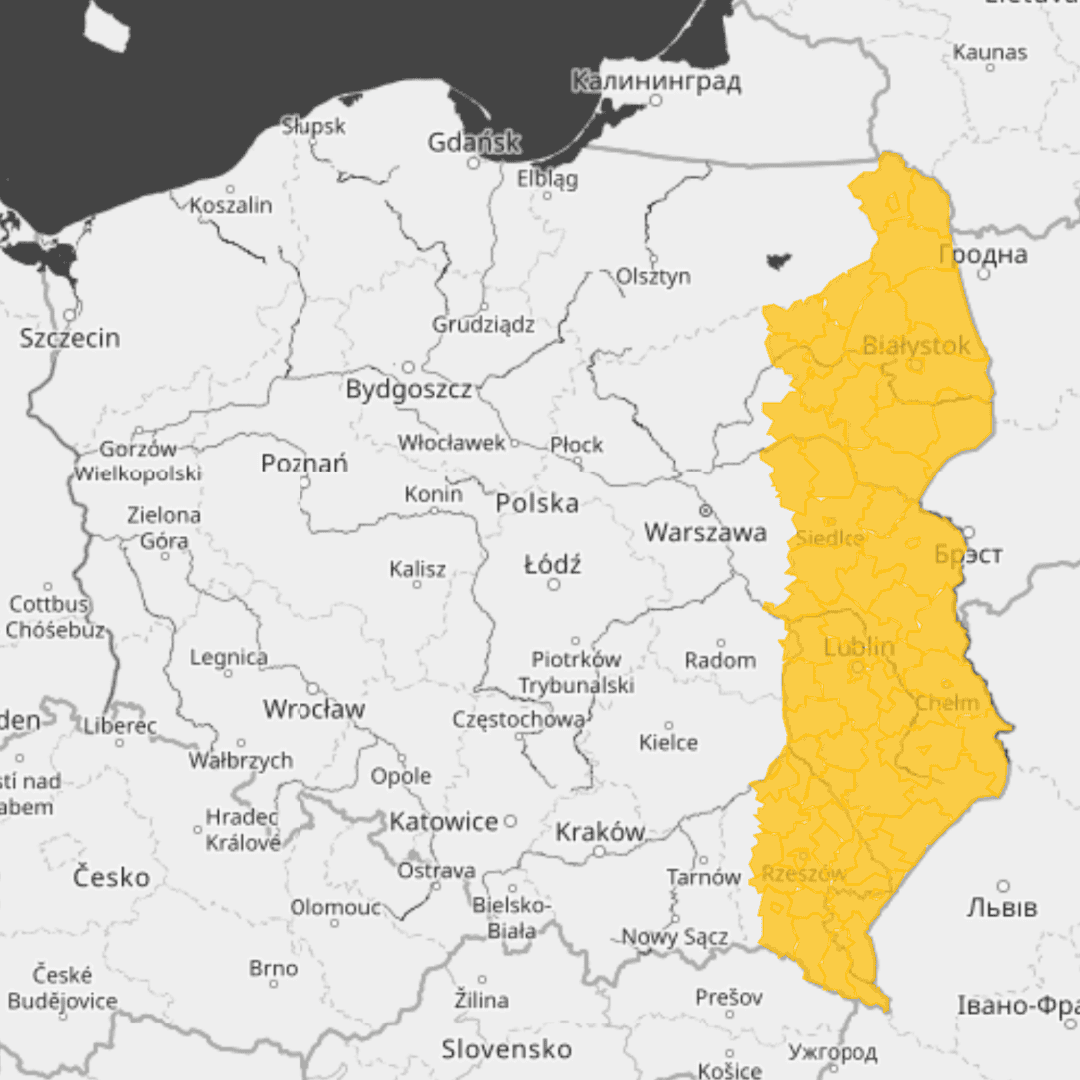 Burze uderzą w Polskę. W tych regionach będzie najgorzej, deszcz miejscami wymiesza się ze śniegiem