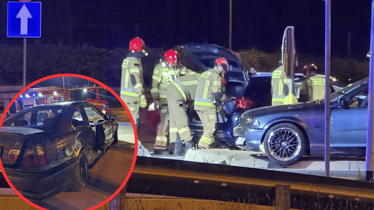 wypadek pod Warszawą
