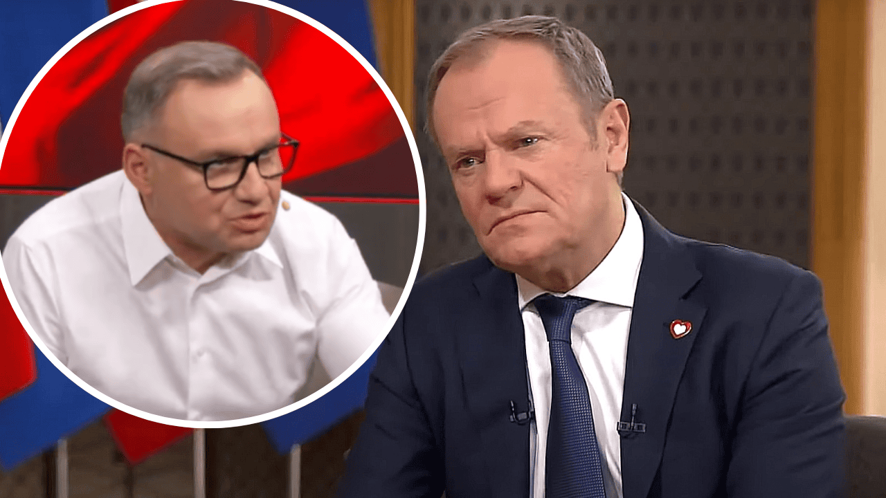 Andrzej Duda i Donald Tusk