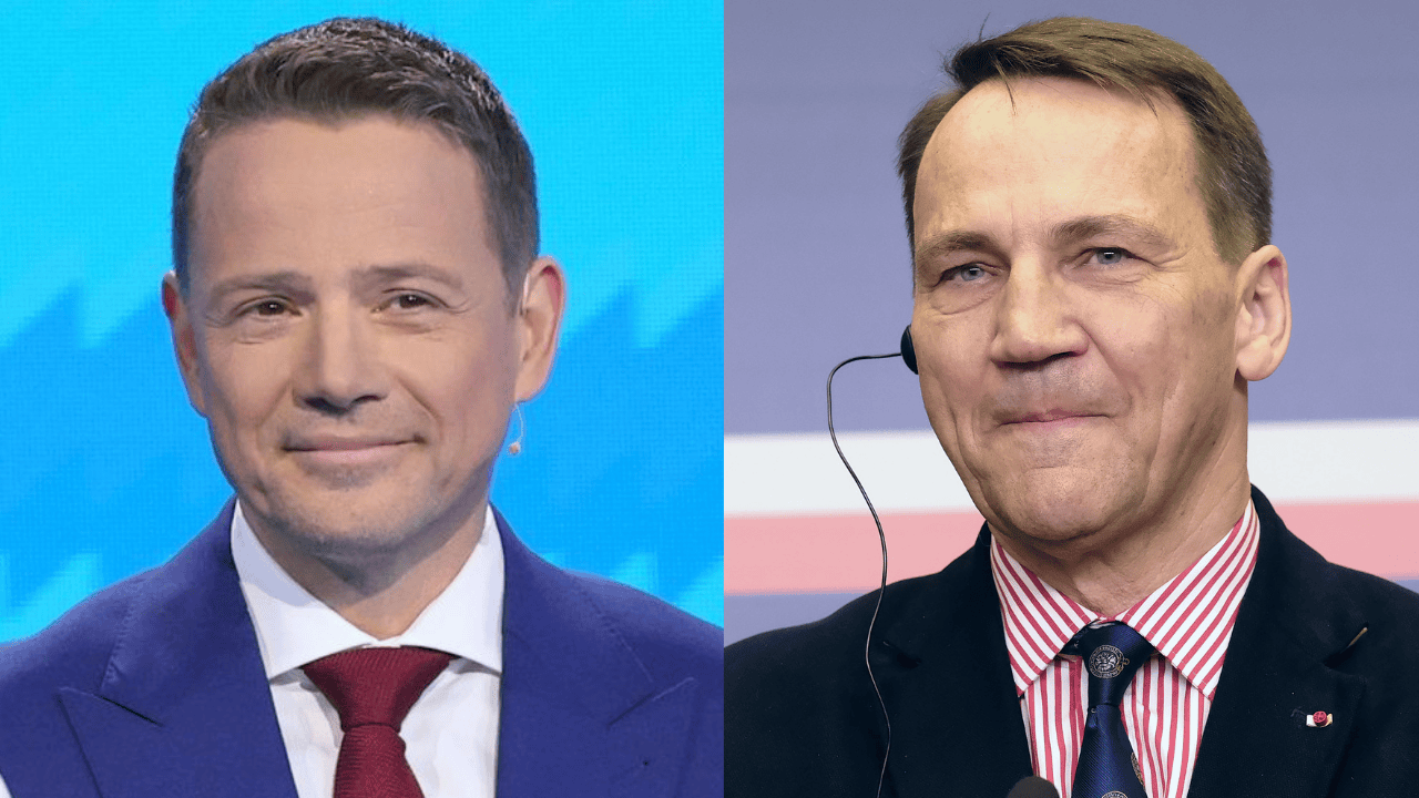 Rafał Trzaskowski i Radosław Sikorski