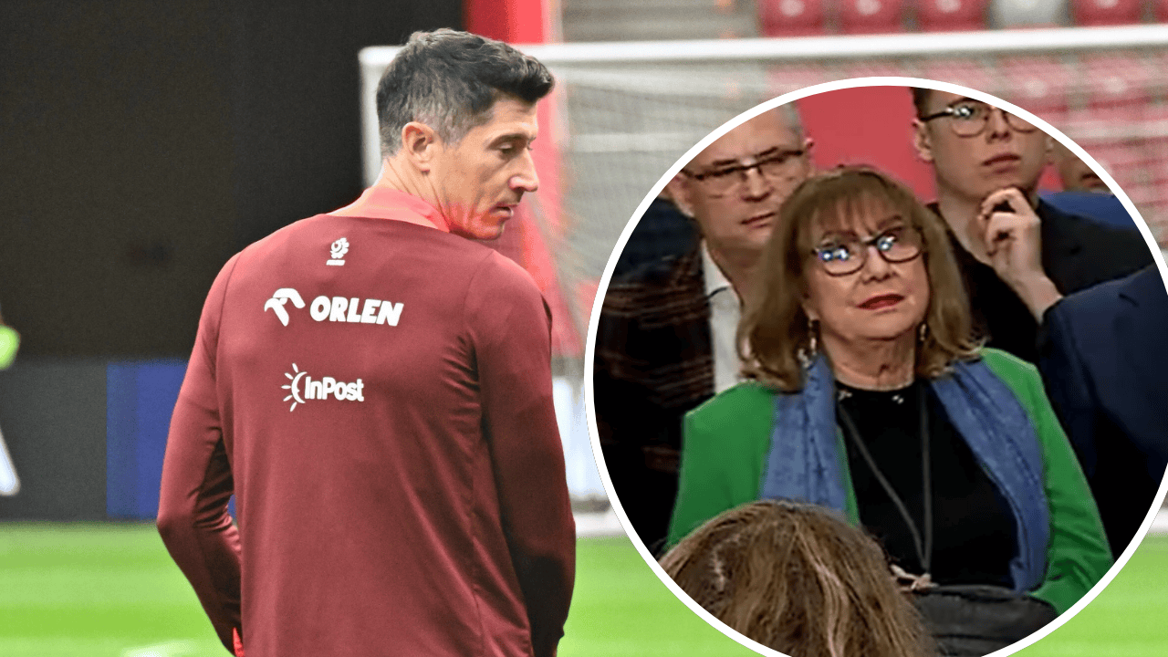 Robert Lewandowski i Iwona Lewandowska