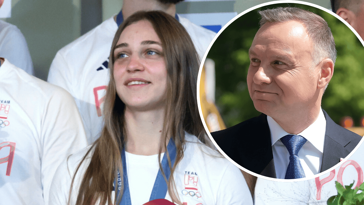 Julia Szeremeta i Andrzej Duda