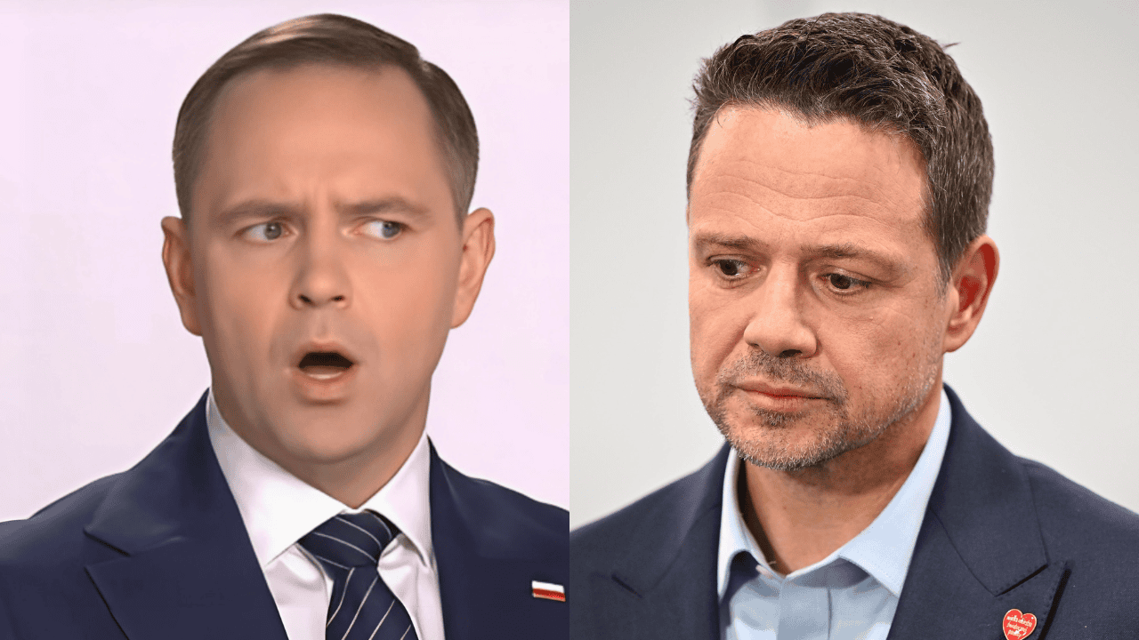 Karol Nawrocki i Rafał Trzaskowski