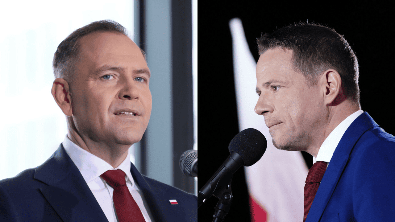 Karol Nawrocki i Rafał Trzaskowski