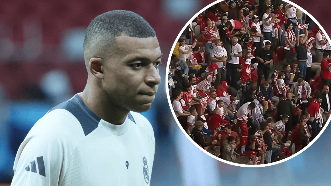 Kylian Mbappe i kibice