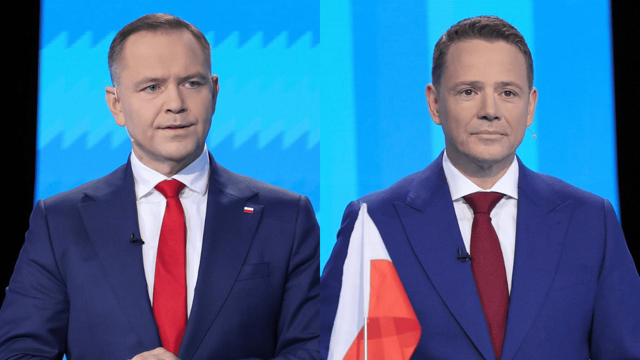 Karol Nawrocki i Rafał Trzaskowski