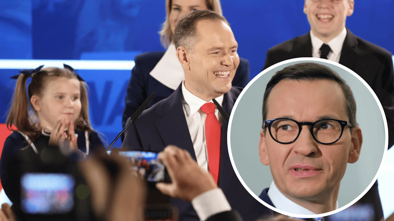 Kasia Nawrocka, Karol Nawrocki i Mateusz Morawiecki