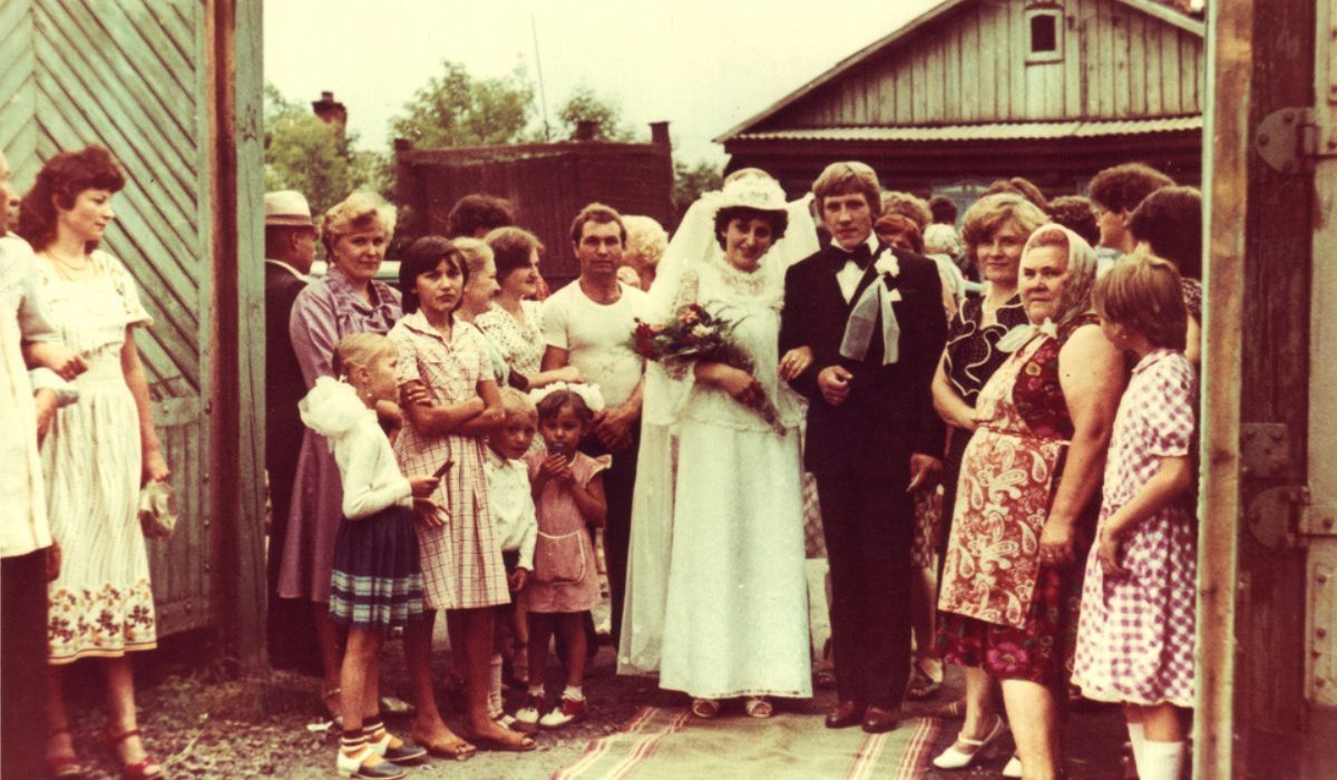 wiejskie wesele w PRL