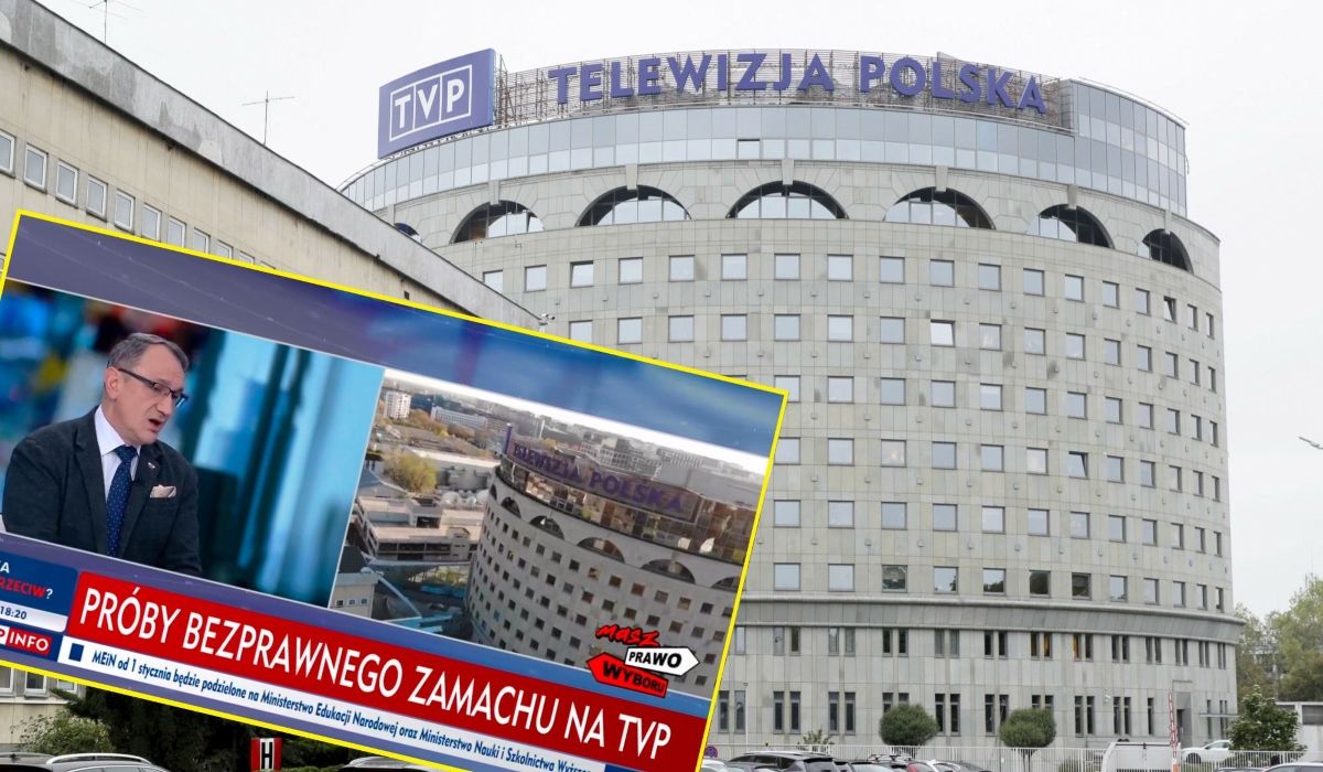 telewizja polska TVP logo budynek