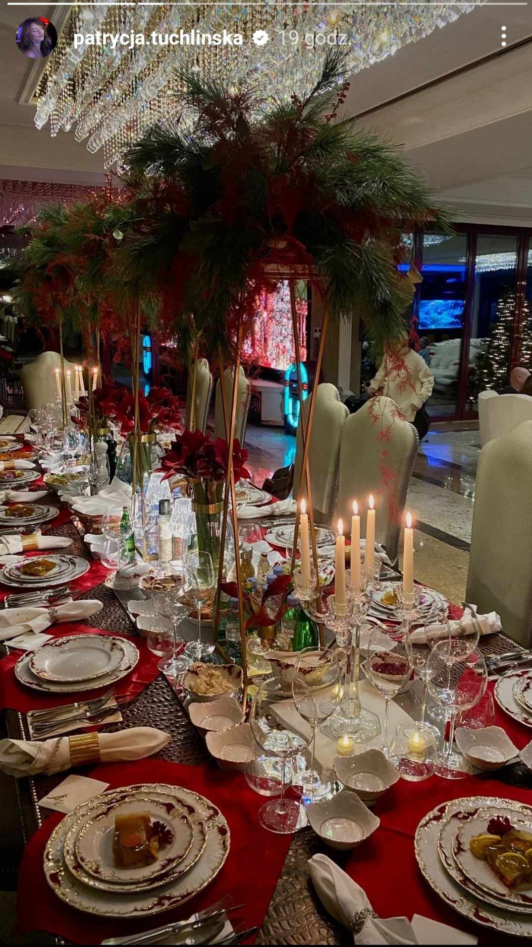 Patrycja Tuchlińska pokazała jak świętuje Boże Narodzenie, fot. Instagram/patrycja.tuchlinska