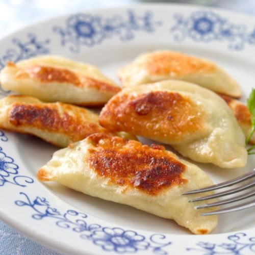 Pierogi z kurkami od Karola Okrasy. Zachwyty gwarantowane