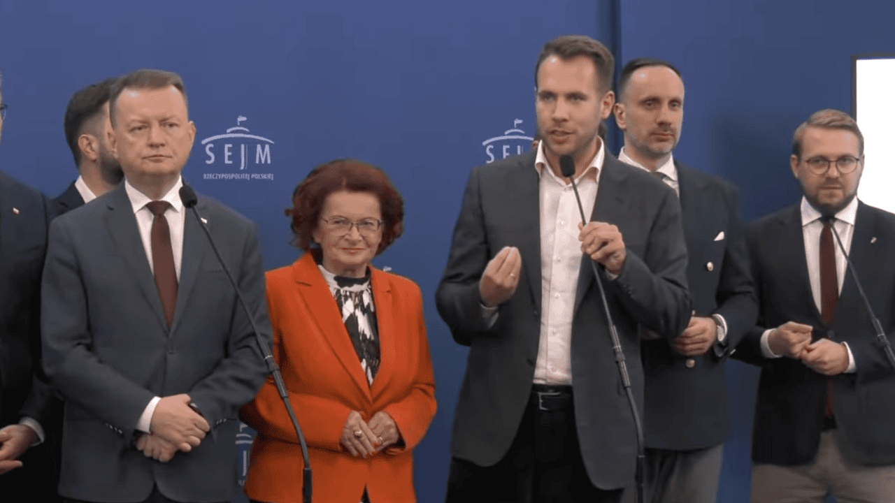 Awantura podczas konferencji PiS. "Niech pan na mnie nie krzyczy"