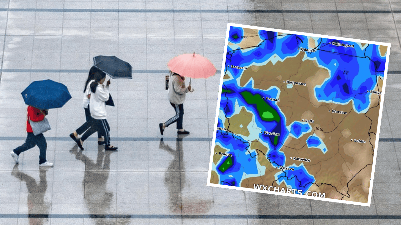 Do Polski suną kolejne ulewne deszcze. IMGW bije na alarm. Tam spadnie najwięcej wody