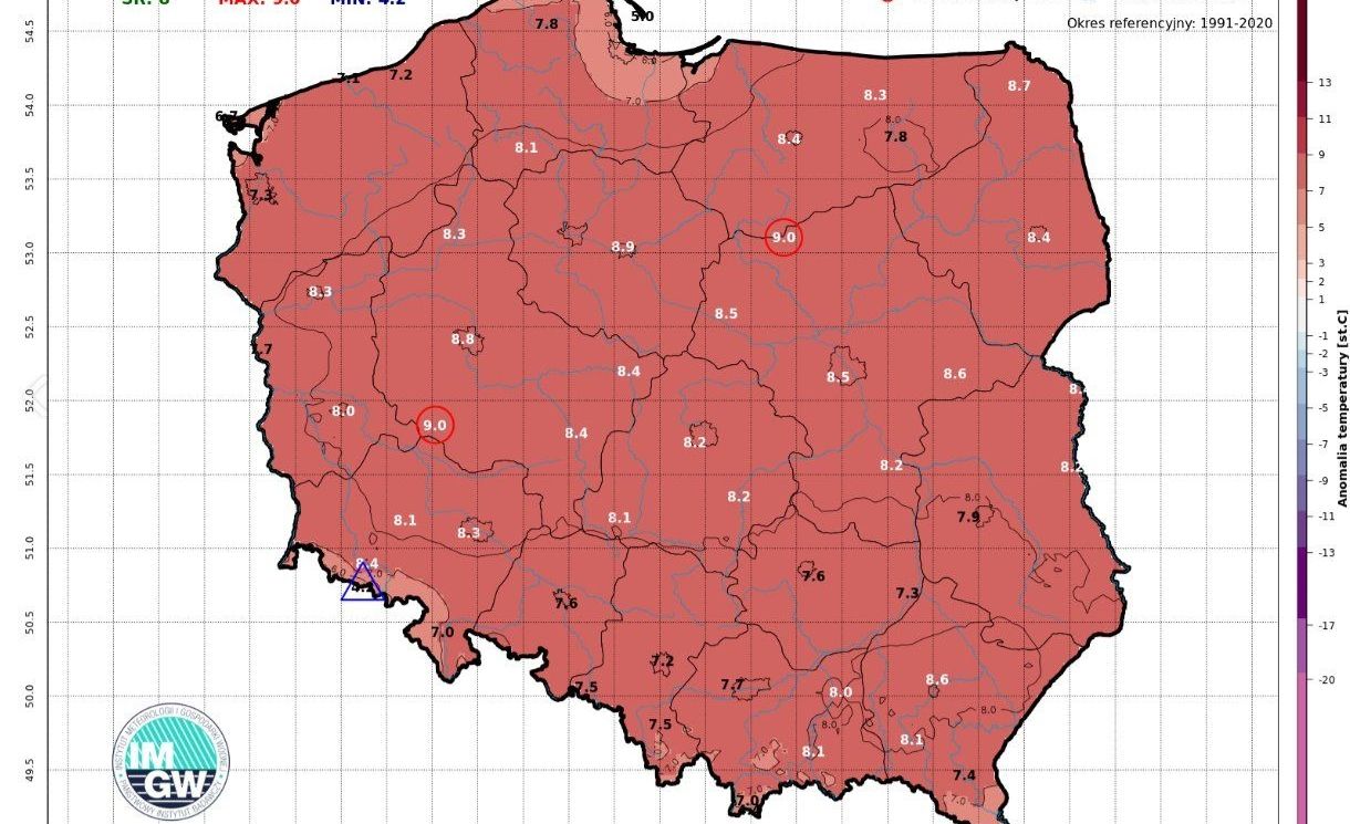 mapa polska