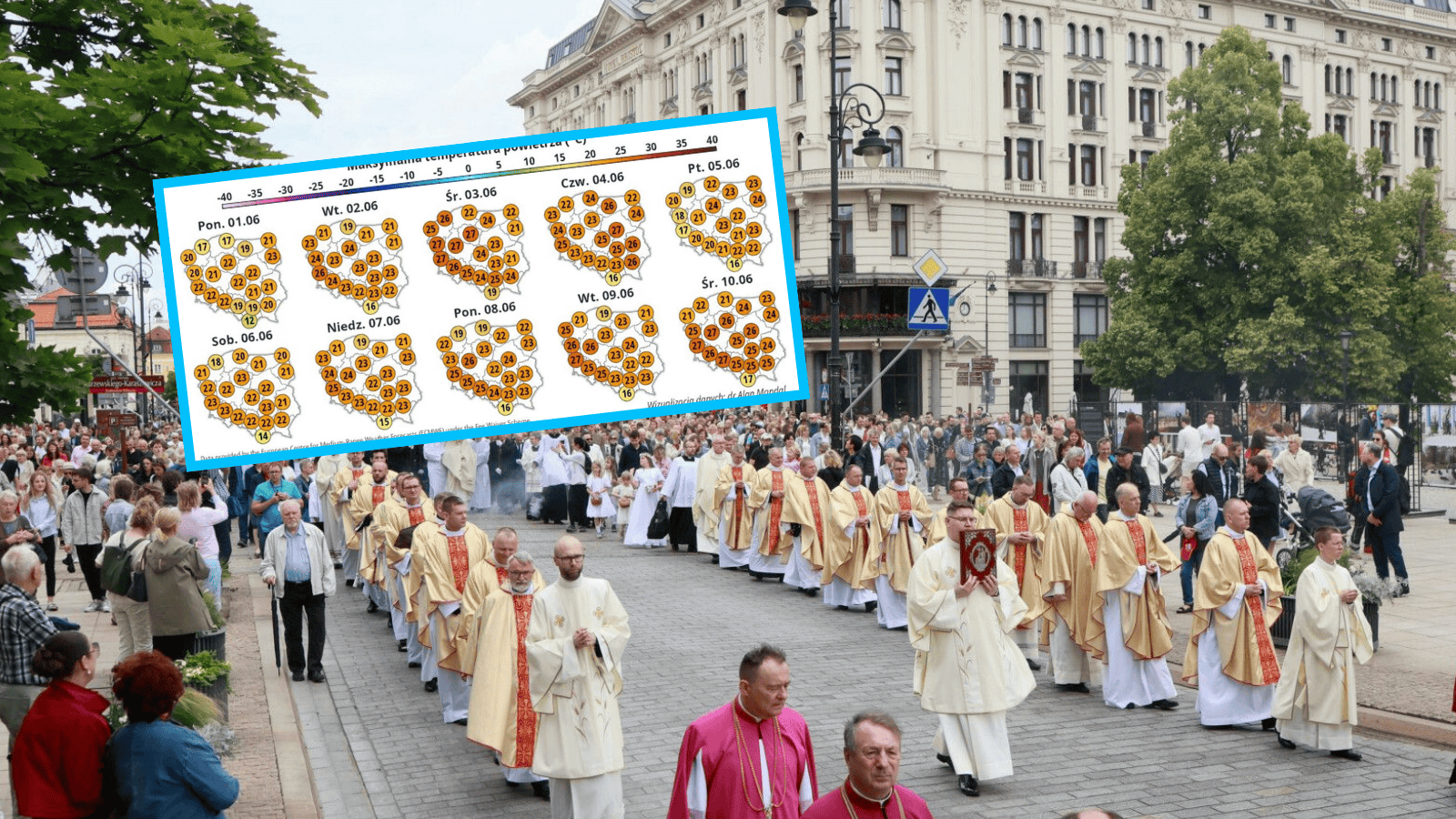 Podano prognozę pogody na Boże Ciało. Na to czekali Polacy