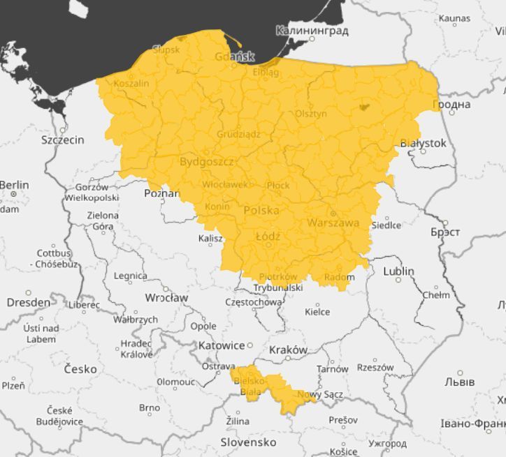 Ważne ostrzeżenie IMGW dla 10 województw. Silne burze i ryzyko podtopień