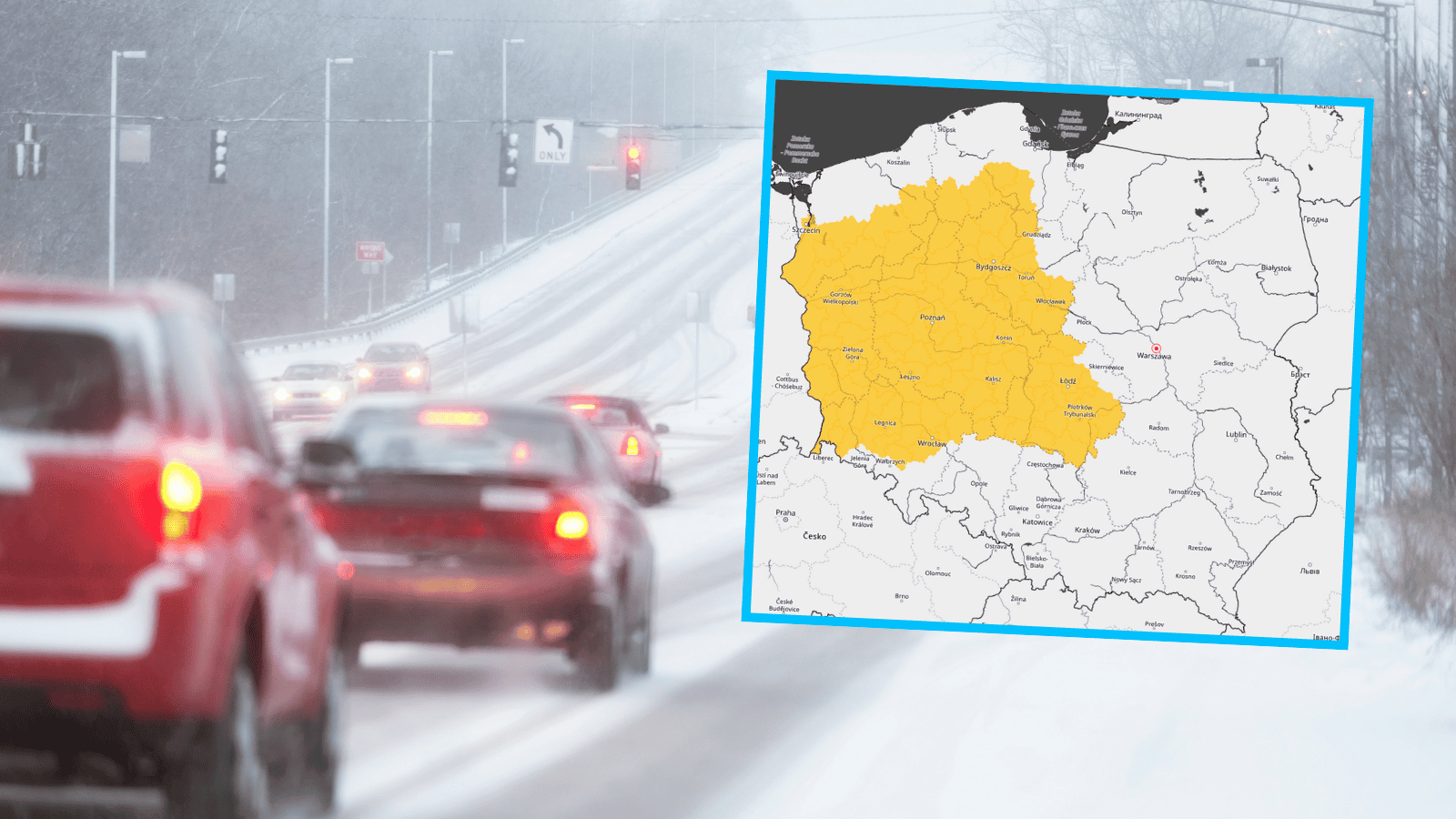 Ostrzeżenie IMGW dla siedmiu województw. Trzeba zachować ostrożność