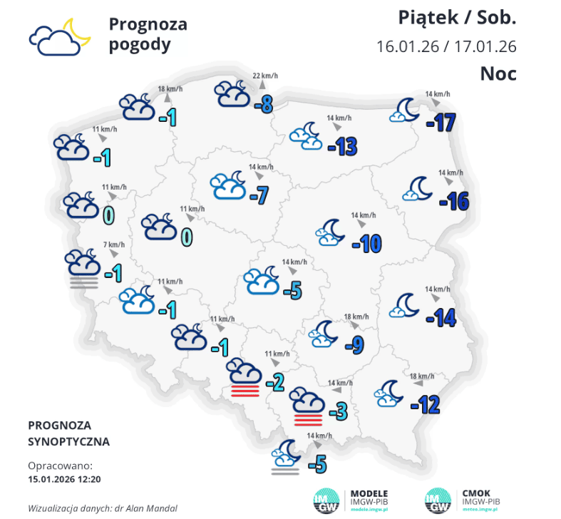 Ostrzegają przed piątkiem 16 stycznia. Zima szykuje zasadzkę, gołoledź sparaliżuje tę część Polski
