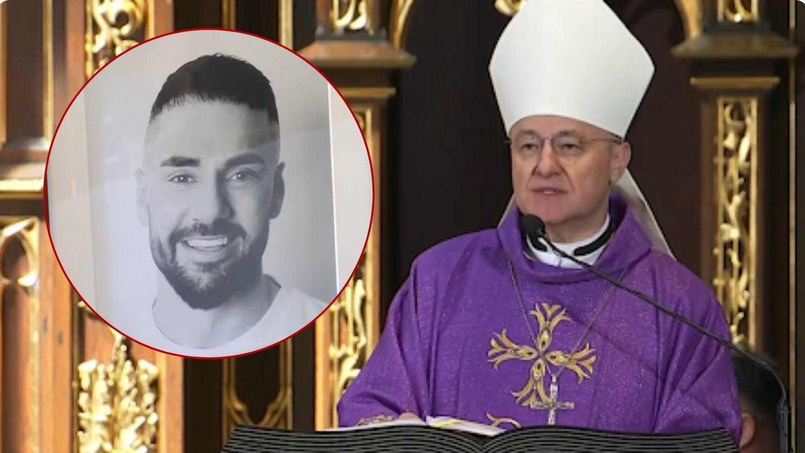 Ostatnie pożegnanie Łukasza Litewki. Ksiądz zaapelował do wiernych