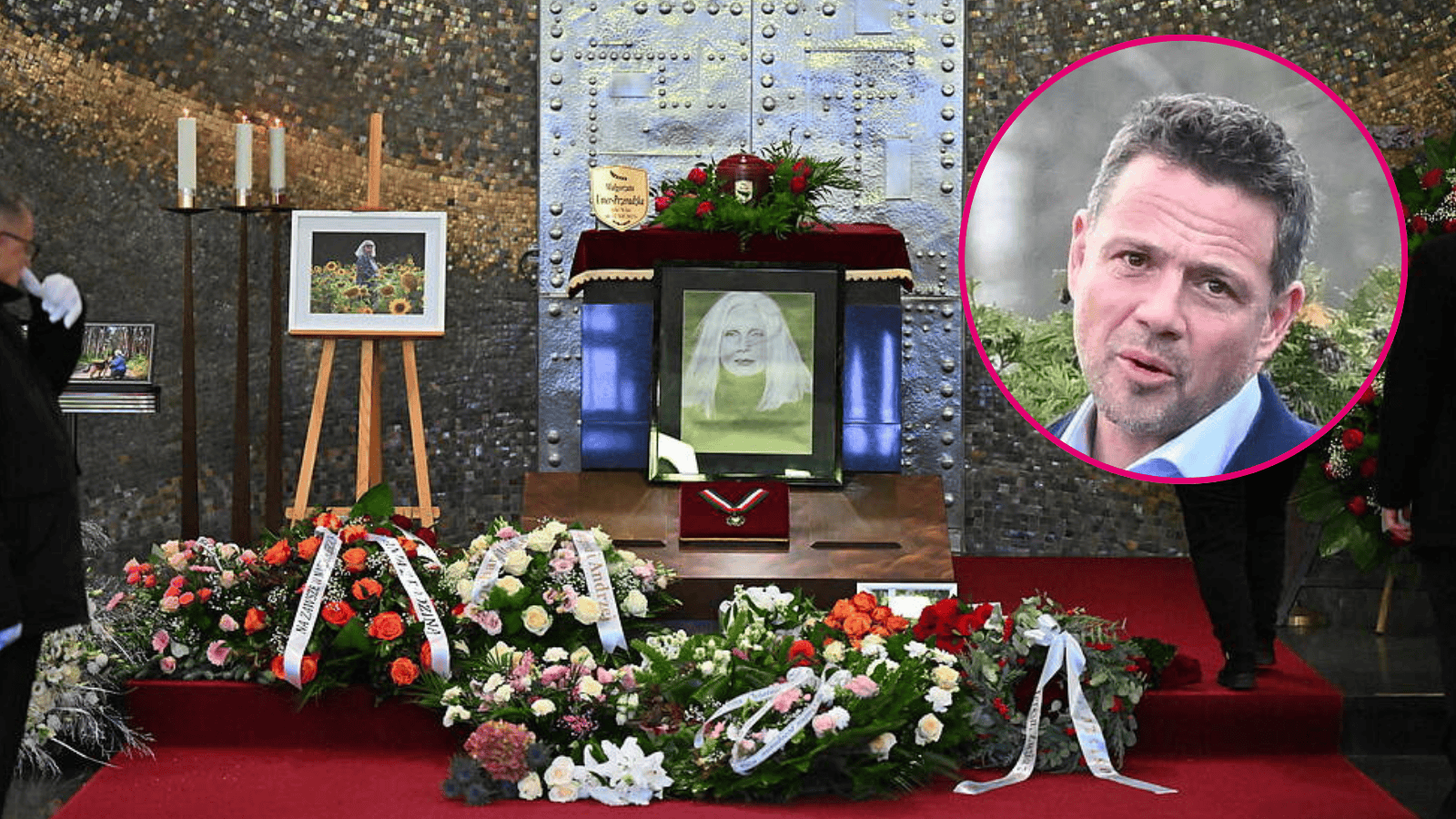 Trwa pogrzeb Magdy Umer. Tak prezydent Warszawy ubrał się na ceremonię.