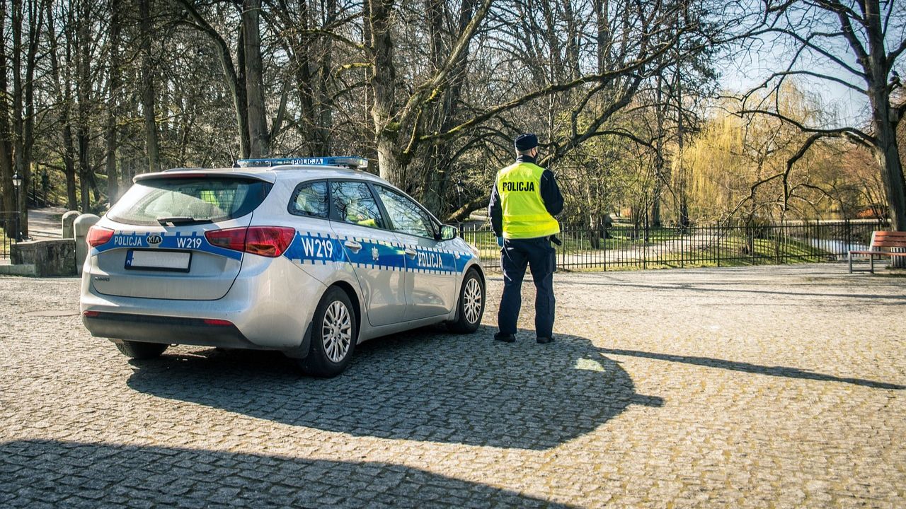 policjant, radiowóz