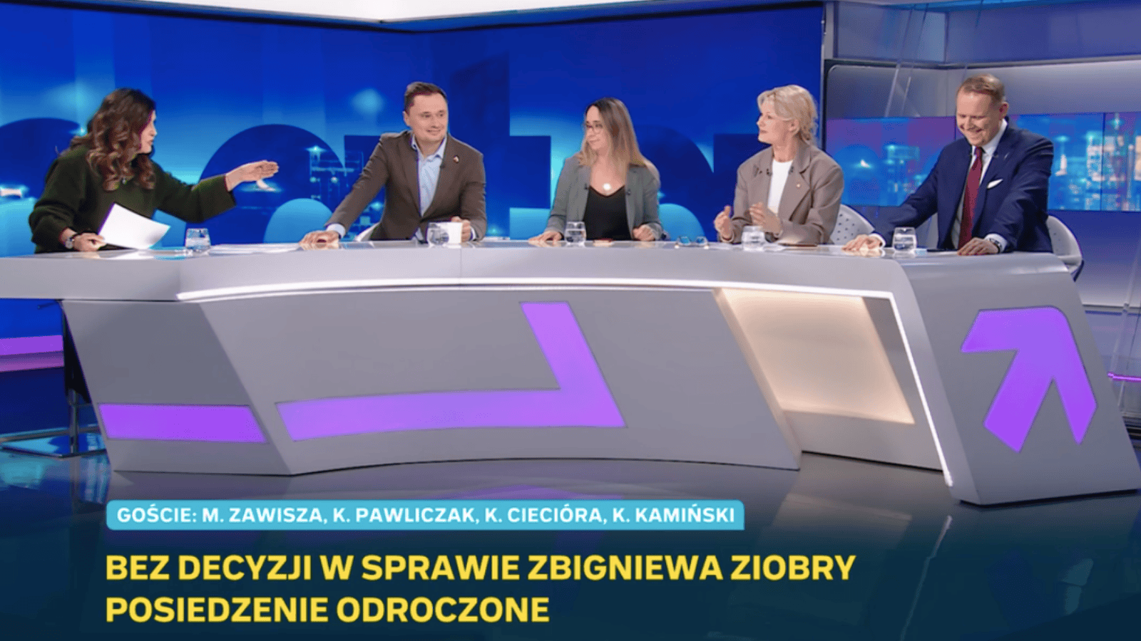 Burzliwa debata w Polsat News. Politycy kłócili się o decyzję ws. Ziobry