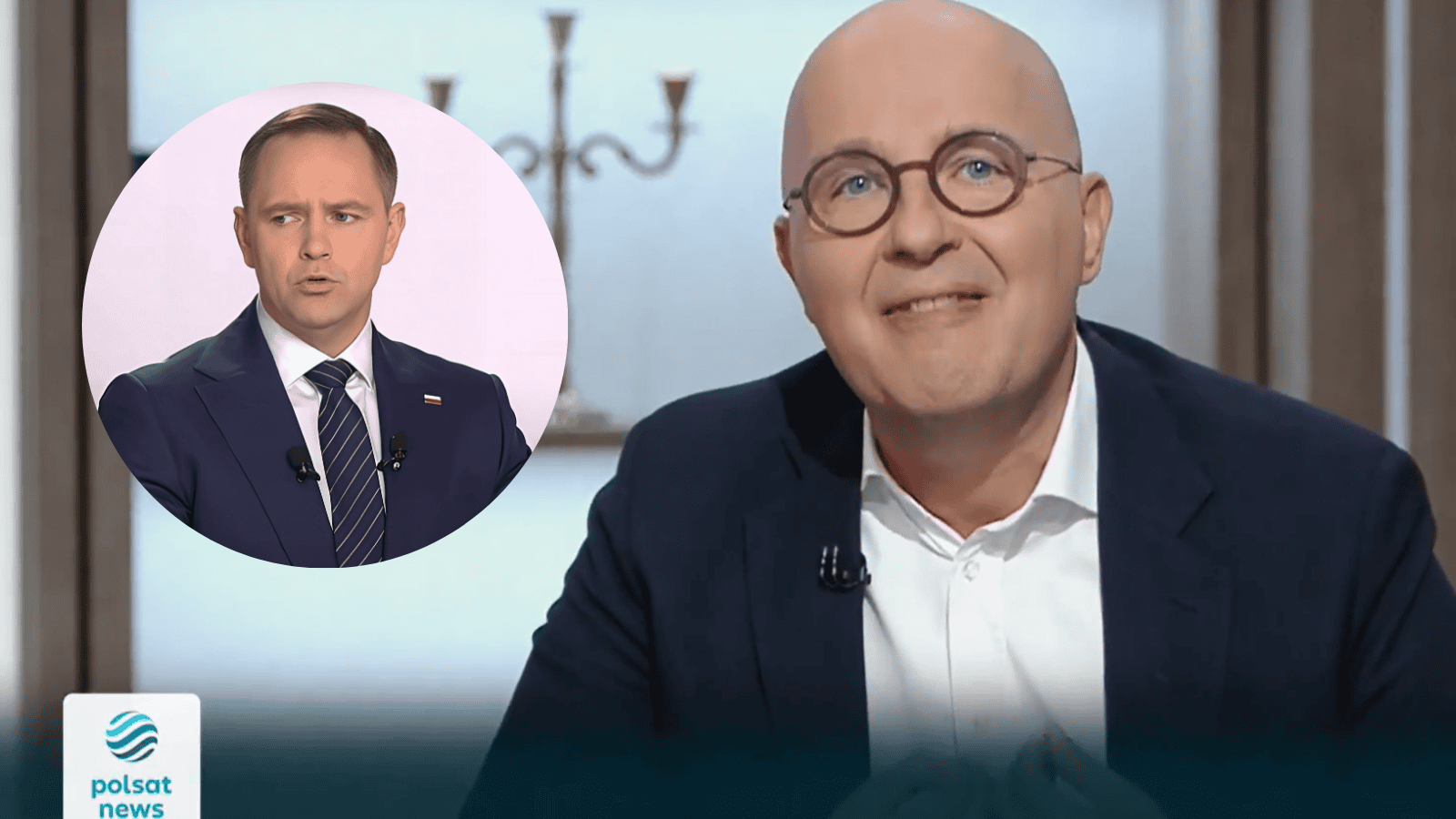 Awantura o poranku na antenie Polsat News. Szokujące, co wypalił o Nawrockim