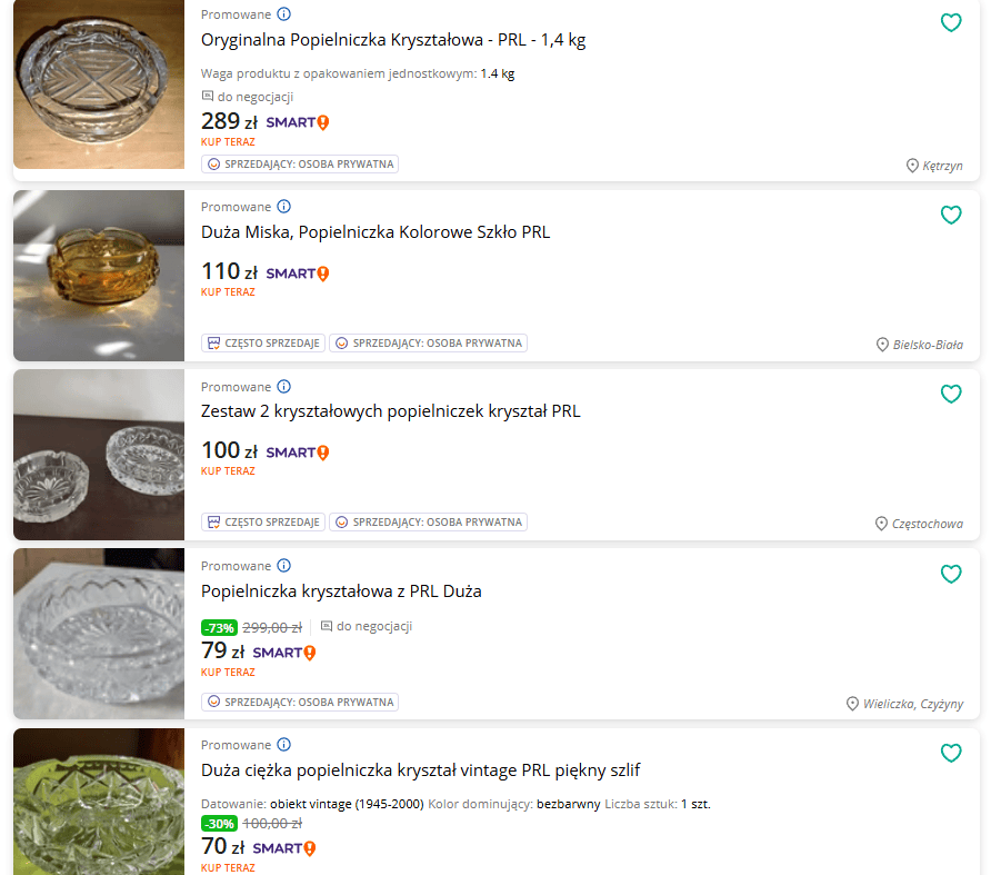 Takich popielniczek z PRL szukają kolekcjonerzy. Przeszukaj szafki, są warte setki złotych